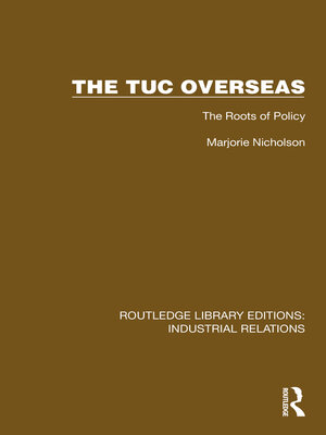 cover image of The TUC Overseas